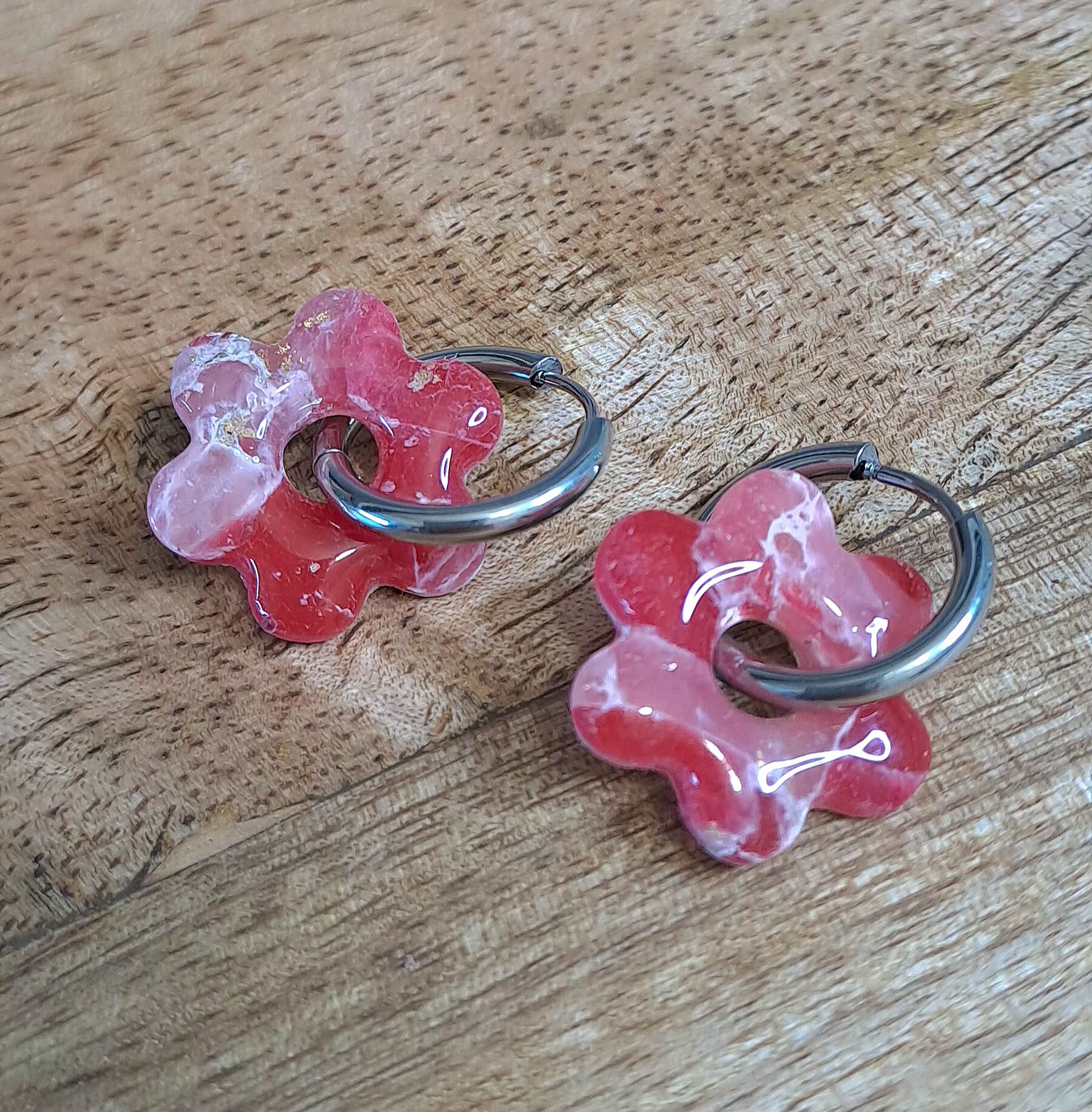 PETITES FLEURS ROSES MARBRÉES – Image 4