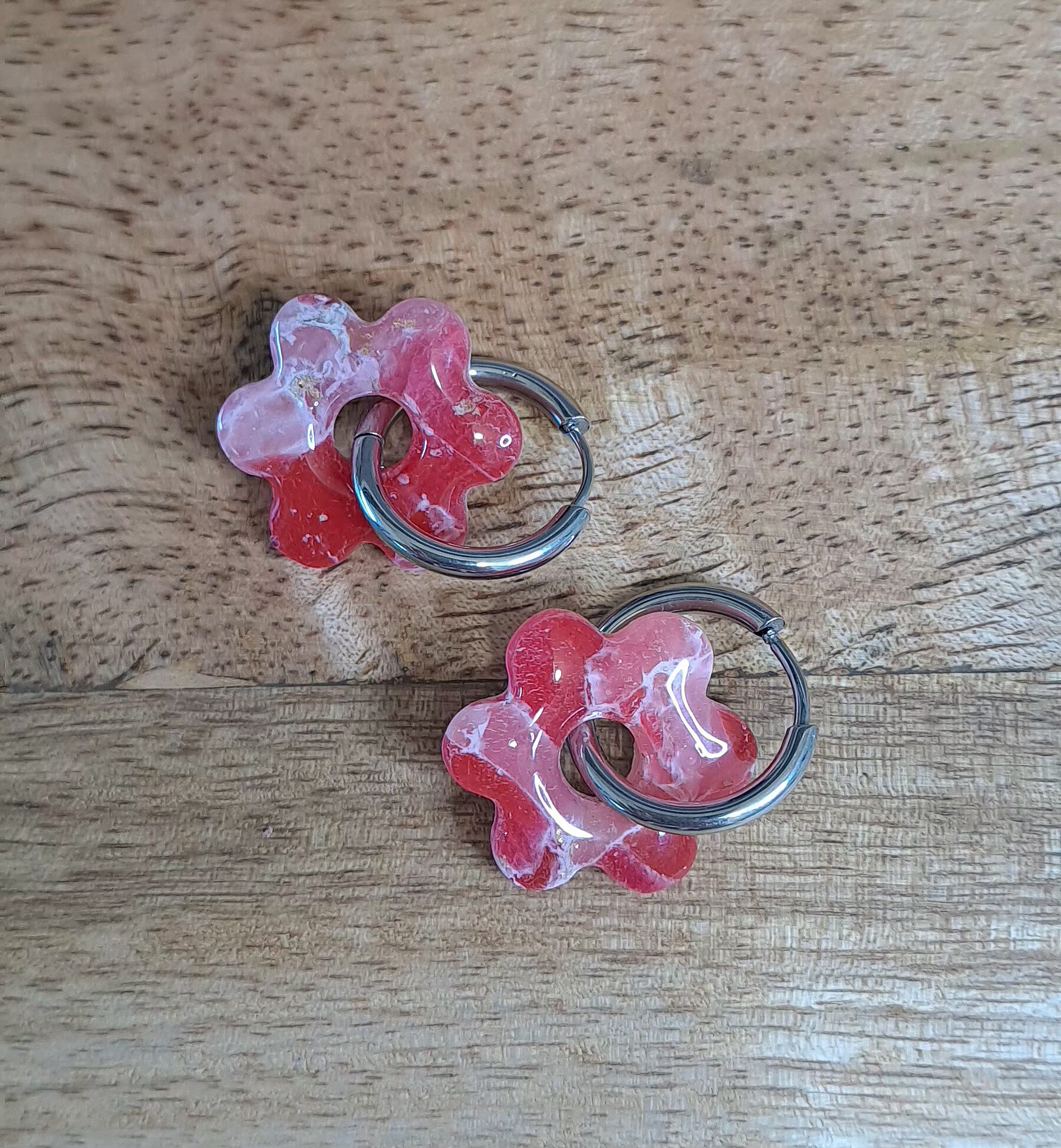 PETITES FLEURS ROSES MARBRÉES – Image 3